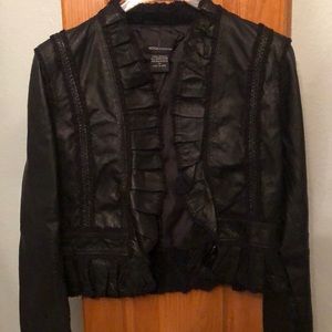 Like New Black Moda International Jacket